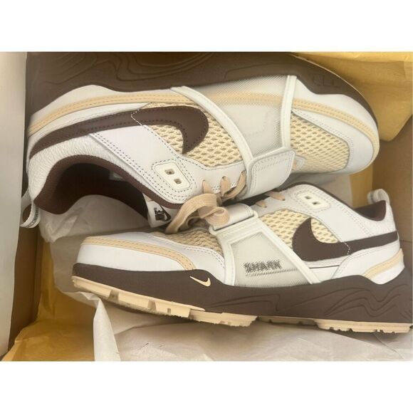 Nike Zoom Field Jaxx- Cactus Jack, white & chocolate, new, size 12 mens/women 13